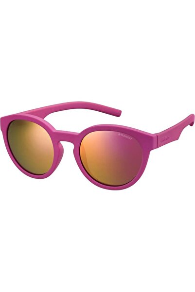 Polaroid Polarized Sunglasses for Girls PLD 8019/S CYQ/AI, Plastic, Pink, 45 mm