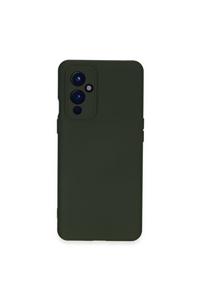NewFace One Plus 9 Case Nano Velvet Silicone - Dark Green