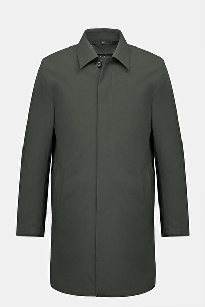 Edwards Erkek Koyu Yeşil Su Geçirmez Trençkot