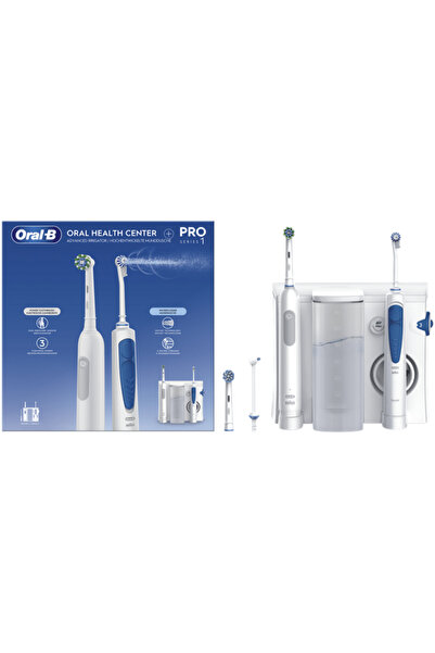 Oral-B 840825, 3-speed, lcd, white + irrigator