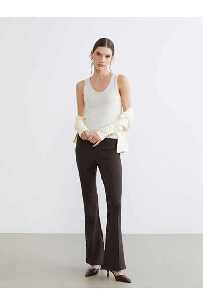 LC Waikiki Create your style with uzg store brown extra tight Flared women's ...