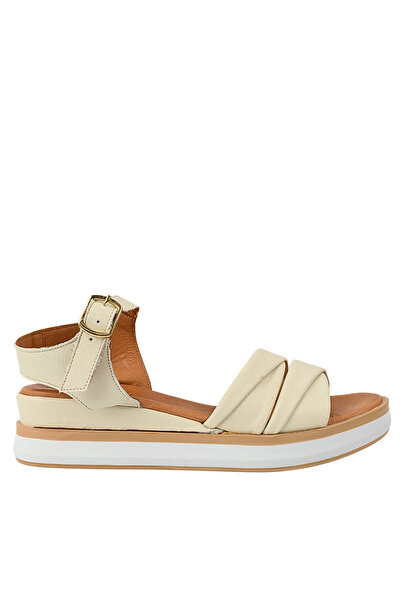 Anna Viotti Casual sandals, women, ANNA VIOTTI, D58-2519 cream, leather 40