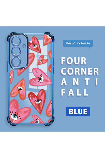 ucuc حافظة حماية من السيليكون الشفاف المتوافقة مع هاتف سامسونج جالاكسي S24 بل...