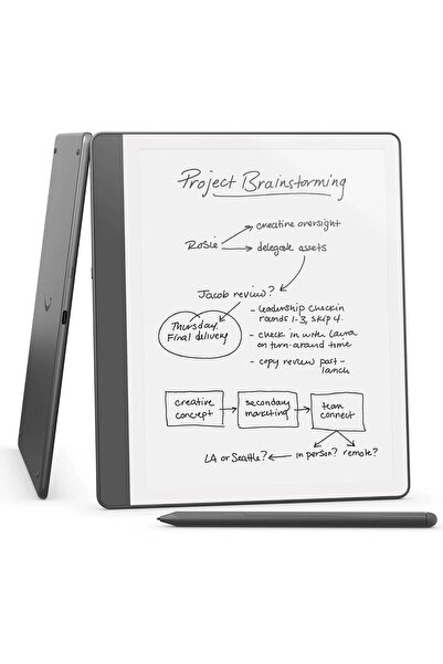 Amazon Kindle Scribe eBook Reader, 2024, 10.2" Paperwhite 300 PPI Display, 1st Gen, 32GB Storage, AI