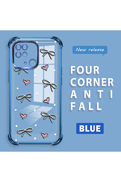 ucuc حافظة حماية من السيليكون الشفاف المتوافقة مع هاتف Xiaomi Redmi 10C بأنما...