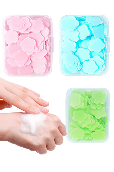 Tasarım Evi 100 Yaprak Parfümlü Eriyen Mini Kağıt Sabun Öğrenci Çocuk Okul De...