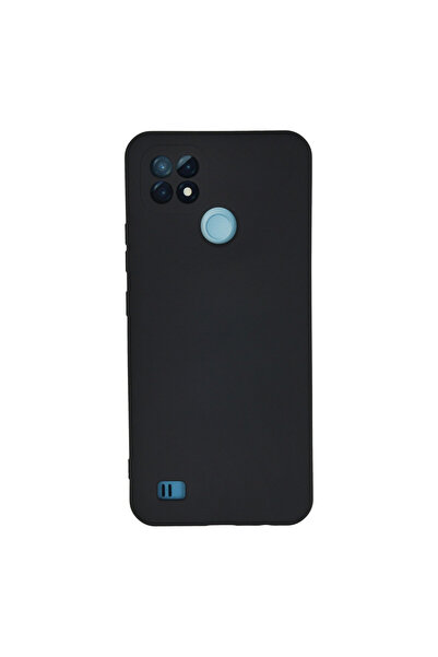 NewFace Realme c21 case nano inner velvet silicone - navy blue