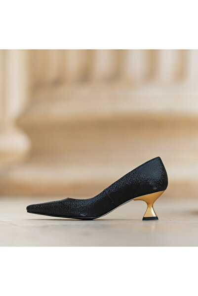 CONDUR by alexandru Pantofi Dama Toc Clepsidra Roanna Black