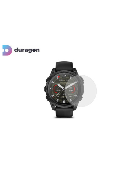 Duragon Folie silicon Duragon, compatibila cu Garmin Tactix 8, 47 mm, protectie ecran, antisoc