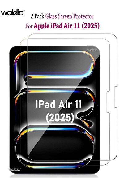 Generic عبوة من قطعتين من واقي الشاشة الزجاجي المقوى عالي الدقة لجهاز Apple i...