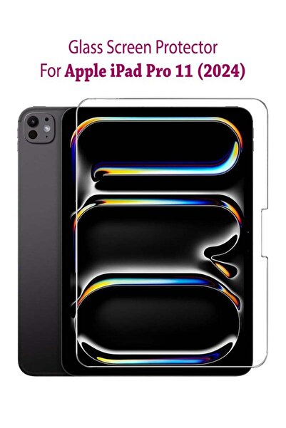 Generic واقي شاشة زجاجي مقوى شفاف لجهاز آيباد برو 11 (2024) من آبل