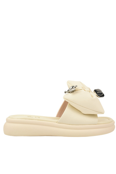 FORMAZIONE Papuci sport pentru femei, FORMAZIONE, 8190 bej, piele 40