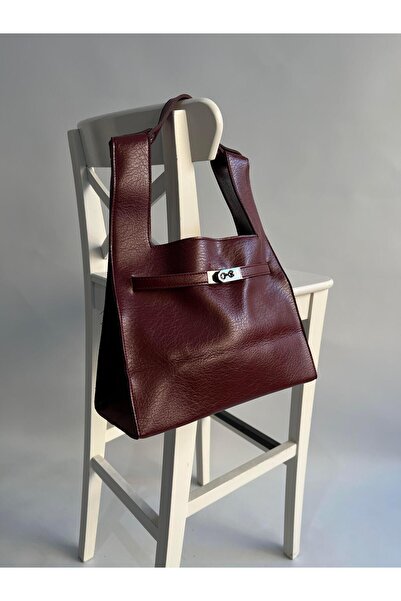 Mia Collection Geantă de mână și de umăr pentru femei Paul Model Roșu Claret