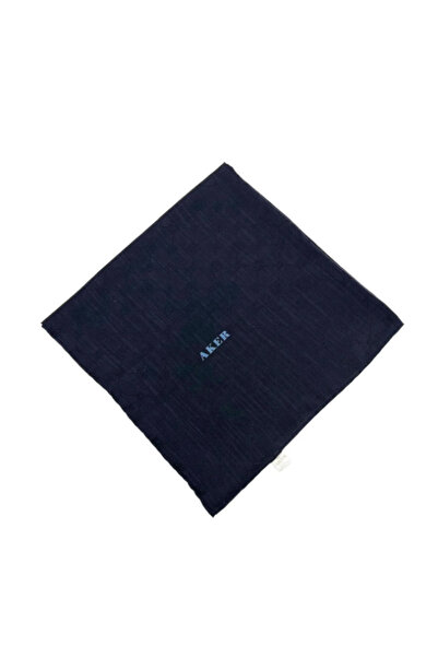 Aker 921 Шарф з логотипом з шовку та бавовни 7071798