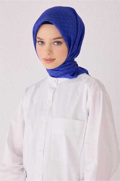 Belli Eșarfă de mătase cu model monogramă 4062D (Twill)-81