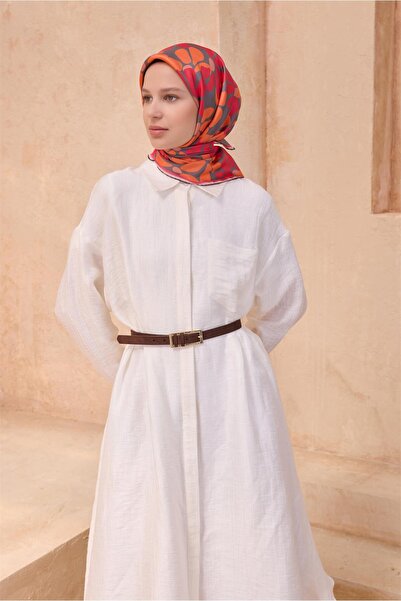 Belli Eșarfă de mătase cu model floral 4116D TWILL