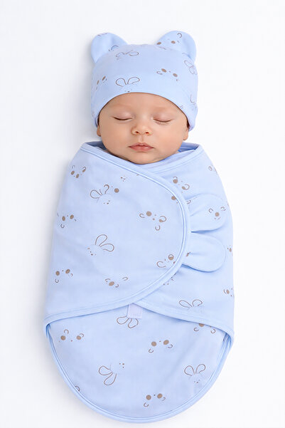 Sitilin 0-4 Ay Bebek İçin %100 Pamuk Kundak, Cırt Cırtlı, Yumuşak Penye Kumaş...