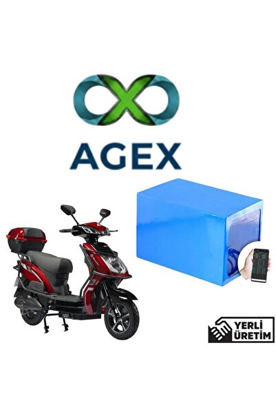 agex enerji Motolux Toronto Elektrikli Motorsiklet 60 Volt 24 Ah LiFePO4 Batarya