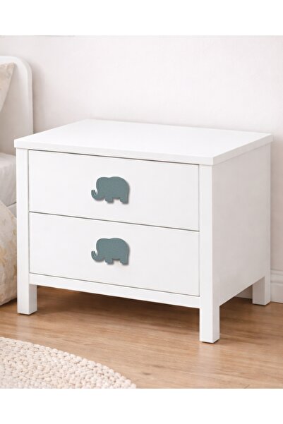 EBNA Children's Room Drawer Handle with Single Safari Animal Figure – Decorat...