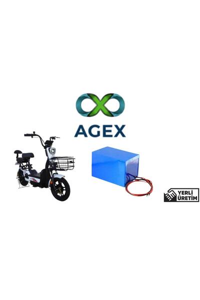 agex enerji Motolüx F7 48 Volt 18 Ah Lifepo4 Batarya