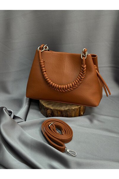 MİHRA STORE Geantă de mână pentru femei Melene, cu curea, din piele, cu șnur,...