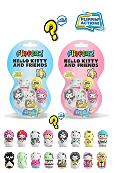 HOŞGARDENS Hello Kitty And Friends Flipperz Hacıyatmaz Oyuncak Koleksiyon 1 Adet