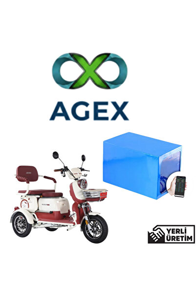 agex enerji Arora Rüzgar New 60 Volt 24 Ah LiFePO4 Batarya