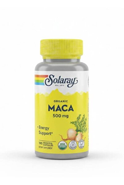 Solaray Organic Maca 500mg – 100 Vegetarian Capsules