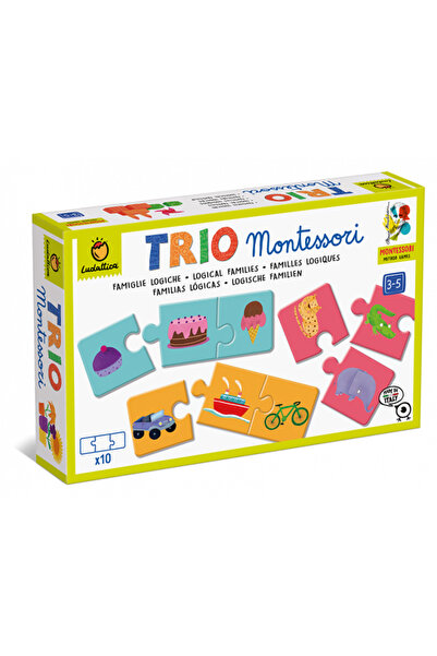 ludattica TRIO MONTESSORI Logic Game - Associations, Ludattica, 3 - 5 years