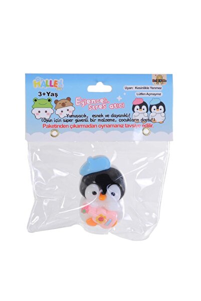 hak-iş oyuncak دمية الدب البني مع قبعة بيضاء - لعبة ممتعة مضادة للتوتر