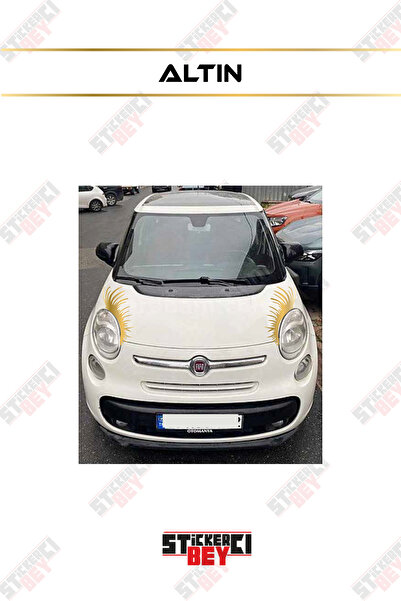 STİCKERCI BEY ملصق تزييني للرموش (قطعتان) (قص بالرقائق المعدنية)