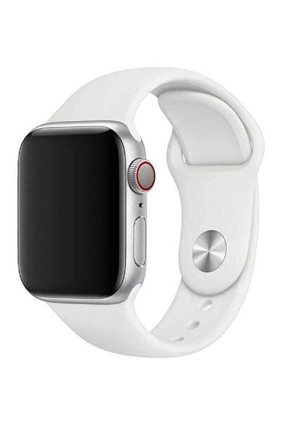 Generic Porodo Silicone Wrist Band For Apple Watch 42-44mm White