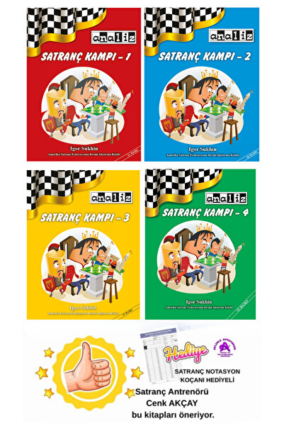 Analiz Yayınları Satranç Kampı Serisi “Çocuklar İçin Satranç Öğreniyorum – Ad...