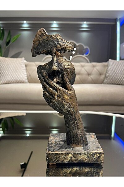 CREARTHOME Altın Eksitme Bilmiyorum Maske Dekoratif Aksesuar