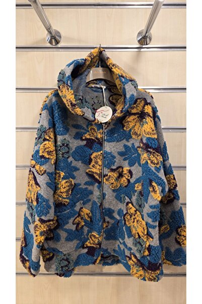 Park Moda Felt Coat Hooded Zippered