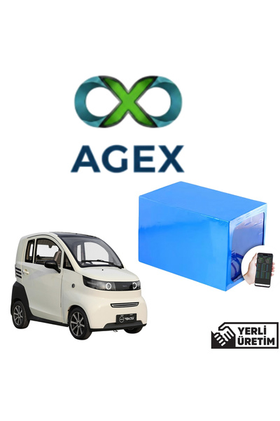 agex enerji Rks A1 LiFePO4 Batarya 60 Volt 75 Ah Smart Bluetooth Özellikli
