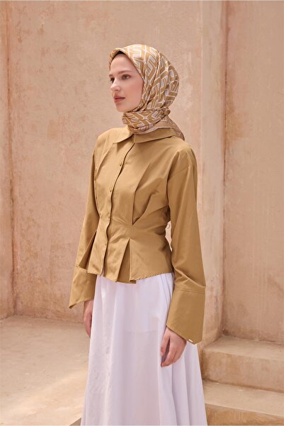 Belli GEOMETRIK DESEN İPEK EŞARP 4118D TWILL