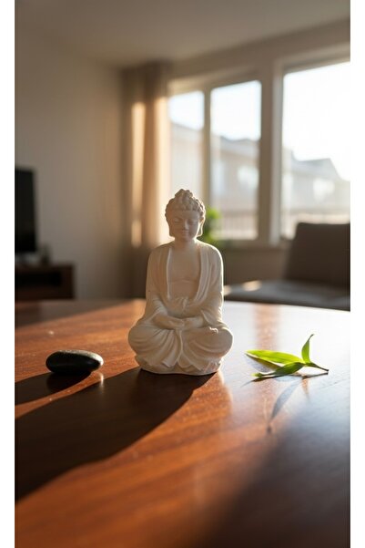 Meditasyon Yapan Buda Heykeli – Zen Bahçesi ve Yoga Köşesi Dekoru – Spiritüel Biblo
