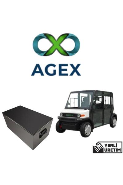 agex enerji Elektrikli Golf Araba Bataryası 60 Volt 200 Ah LİFEPO4 Smart Bata...