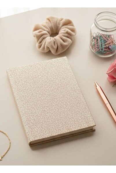 Adalinhome Caiet cu dungi strălucitoare – Jurnal și blocnotes / 14x20 cm/ 168 coli