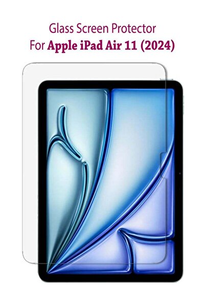 Generic واقي شاشة زجاجي مقوى شفاف لجهاز آيباد إير 11 (2024) من آبل