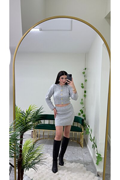 ROSEBUTİKSS İPEK ETEKLİ HIRKALI TAKIM