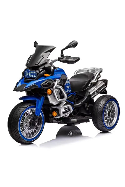 My modern game Electric tricycle for children, 12V with LED lights and MP3/USB, suitable for ages 2-14, available in red, blue, and black.