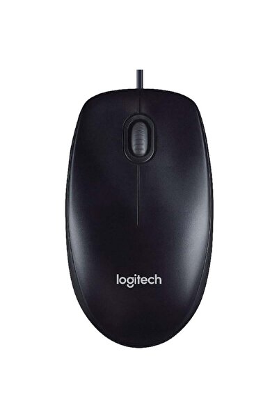 advisor Logitech M90 Full-Size Wired Mouse in Black