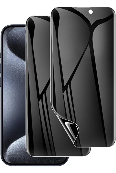 VOLYXA عبوة من قطعتين لحماية شاشة هاتف آيفون 15