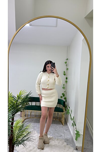 ROSEBUTİKSS İPEK ETEKLİ HIRKALI TAKIM