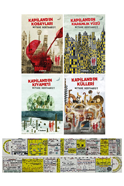 Tudem Yayınları Kapilandın Kobayları+Karanlık Yüzü+Kıyameti+Külleri 4 Kitap S...