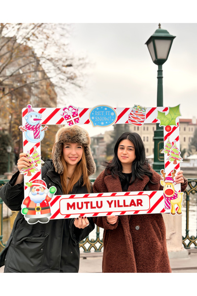 photonom Yılbaşı Konsept Fotoğraf Çekim Çerçevesi