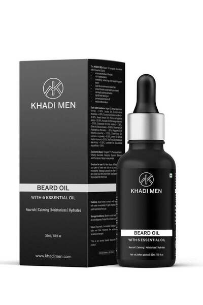 KHADI MEN زيت اللحية بستة زيوت أساسية