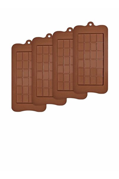 Generic Break-Apart Chocolate Molds, Set of 4 Packs Food Grade Non-Stick Silicone Protein and Energy Bar Mol